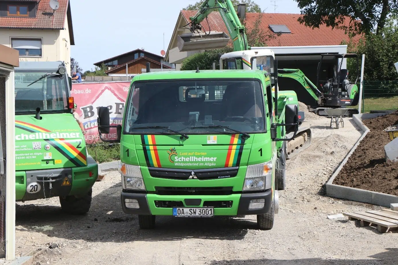 Společnost Schellheimer Garten- und Landschaftsbau GmbH mění sny svých zákazníků o zahradě ve skutečnost. Profesionálové v oblasti zahradní a krajinářské architektury se při přepravě spoléhají na FUSO Canter.